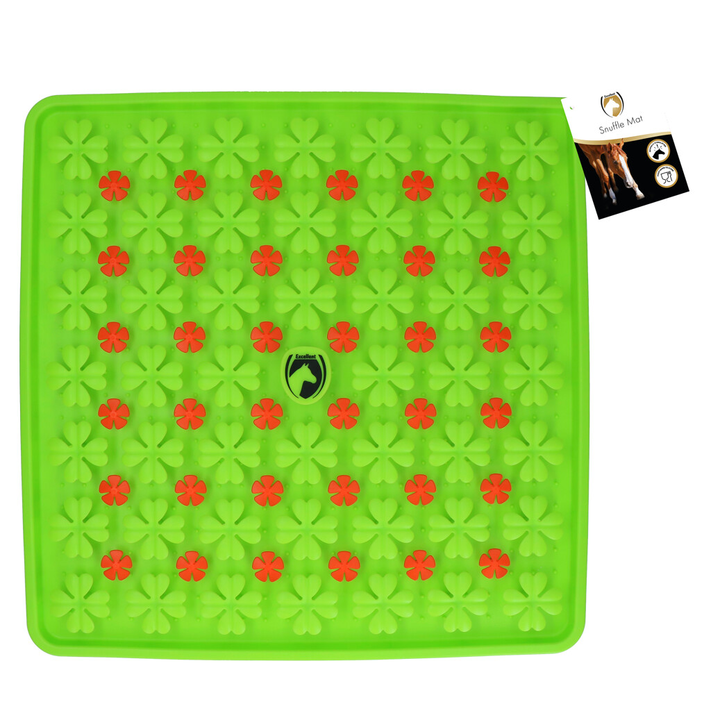 tapis de lèche / fouille pour cheval